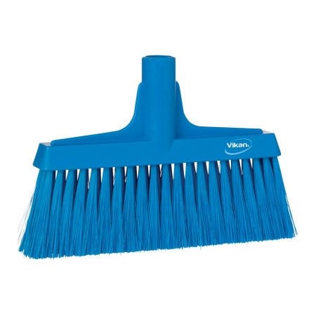 Remco Vikan 10in Upright Broom- Soft/Stiff, Blue 31043